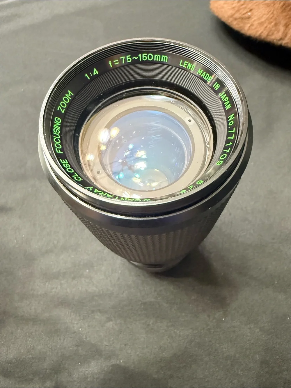 Vintage Quantaray 75-150mm f/4 MC Close Focusing Zoom Lens Canon FD